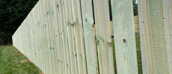 semi-privacy wood fence | Mount Holly | Charlotte