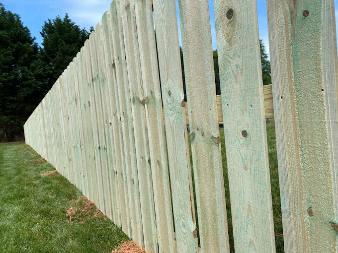 Semi-privacy fence installation Mt Holly