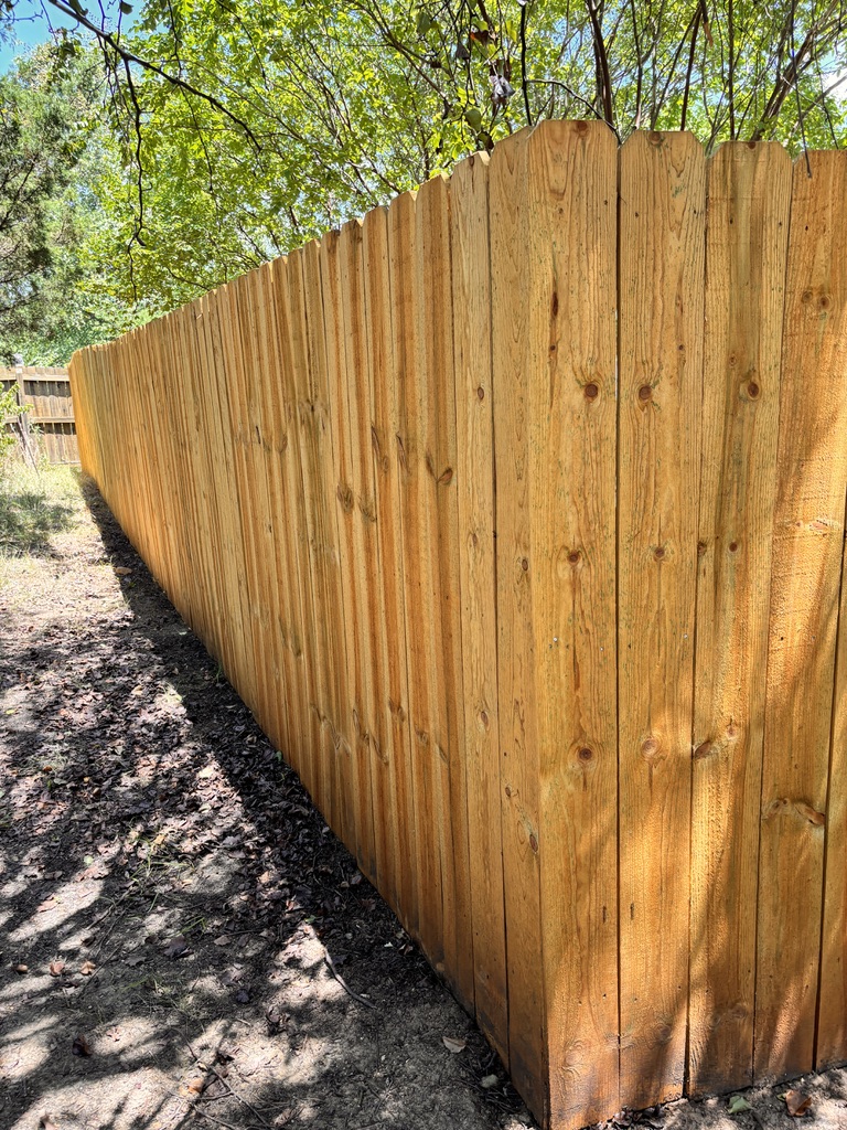 Wood fencing in Mt Holly NC